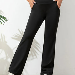 Wygodne Spodnie do Jogi - Nowoczesny Rozkloszowany Krój - Luo